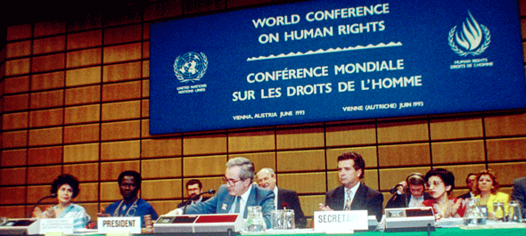 World Conference on Human Rights Held 14-25 June 1993
