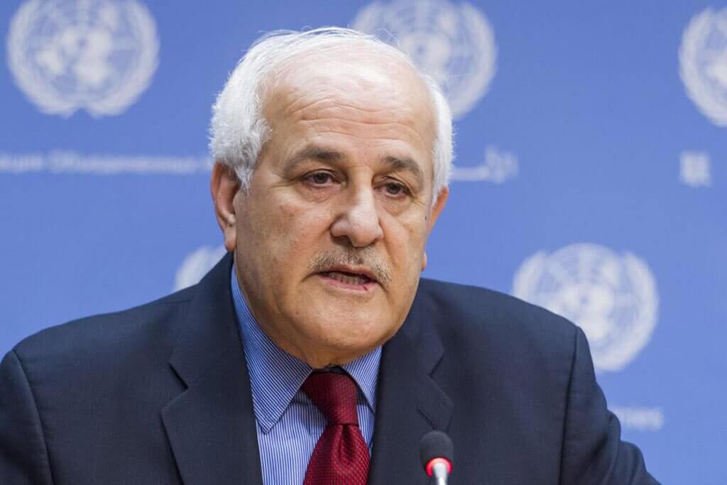 Riyad Mansour Foto: ONU/Mark Garten