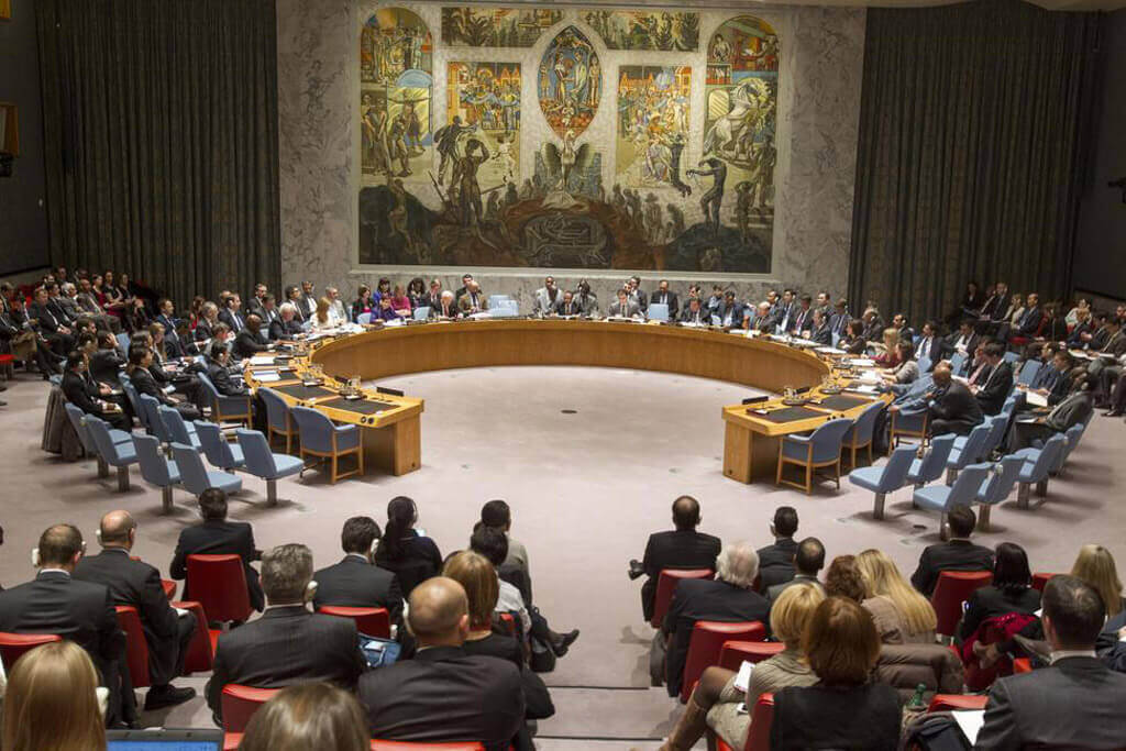 La sala del Consejo de Seguridad de la ONU