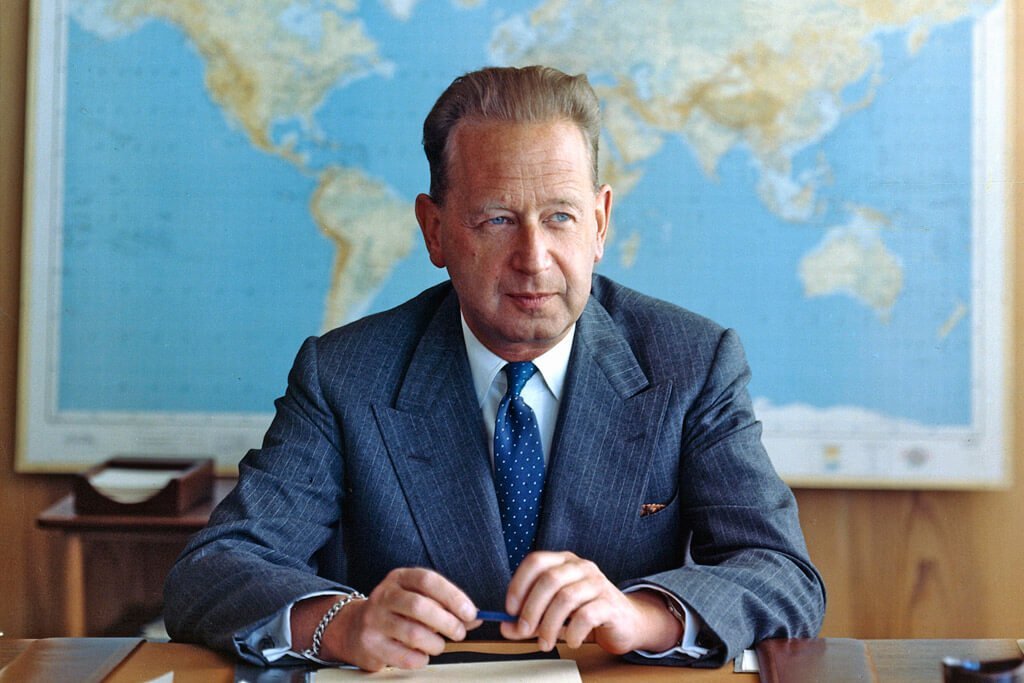 Dag Hammarskjöld. Foto de archivo: ONU/JO