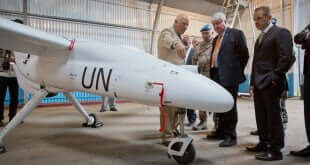 Vehículo aéreo no tripulado y desarmado Foto: MONUSCO/Sylvain Liechti