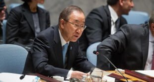 En su discurso ante el Consejo de Seguridad, el Secretario General de la ONU pidió un compromiso con una solución para Israel y Palestina de dos Estados. Foto: ONU/Loey Felipe
