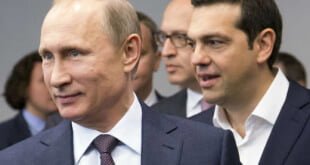 El presidente ruso Vladímir Putin se reunió con Alexis Tsipras en San Petersburgo (AP)