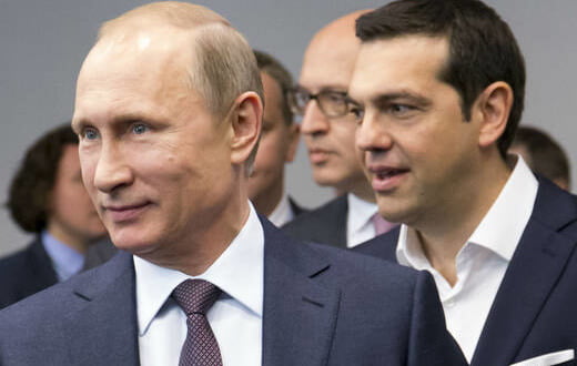 El presidente ruso Vladímir Putin se reunió con Alexis Tsipras en San Petersburgo (AP)