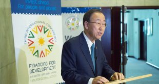 Ban Ki-moon encomió el acuerdo nuclear con Irán y lo calificó como "histórico". Foto: ONU/Eskinder Debebe