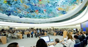 Sala del Consejo de Derechos Humanos. Foto ONU/Jean-Marc Ferré.