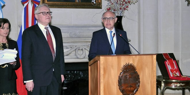 La Argentina y Rusia conmemoran 130 años de relaciones diplomáticas.