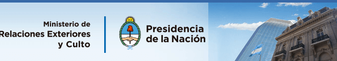 Ministerio de Relaciones Exteriores y Culto de la República Argentina.