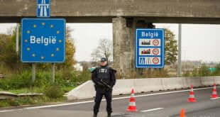 La frontera entre Francia y Bélgica.