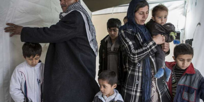 Familias de refugiados sirios en Turquía. Foto de archivo: ACNURR/I. Prickett