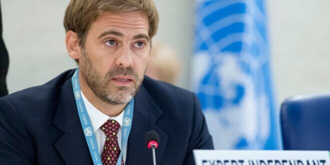 El experto independiente de la ONU sobre Deuda Externa y Derechos Humanos, Juan Pablo Bohoslavsky. Foto ONU/Jean-Marc Ferré