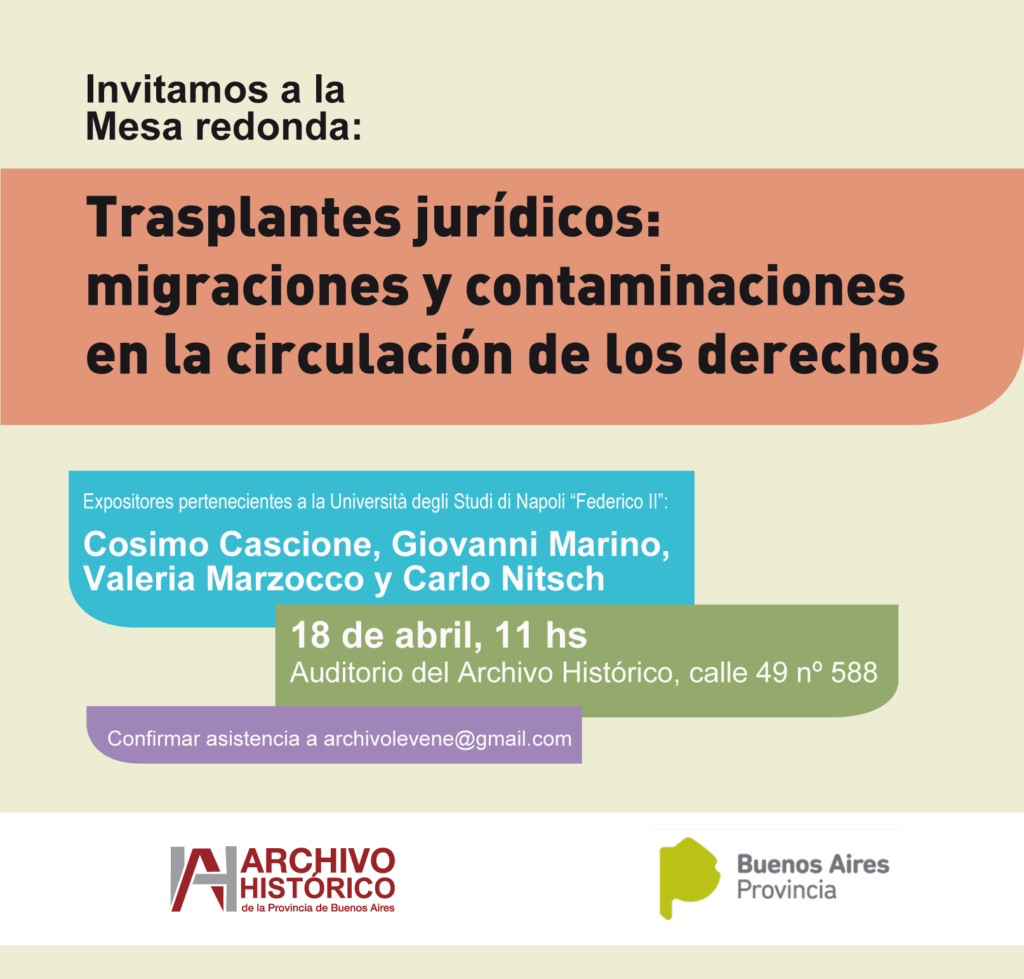 Trasplantes jurídicos: migraciones y contaminaciones en la circulación de los derechos
