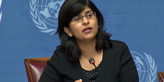 La portavoz de la Oficina del Alto Comisionado de la ONU para los Derechos Humanos, Ravina Shamdasani. Foto archivo: ONU/Multimedia