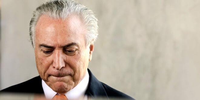 Michel Temer, quien asumió la presidencia de forma interina de la República Federativa del Brasil