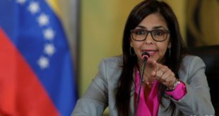 La ministra de Exteriores de Venezuela, Delcy Rodríguez.