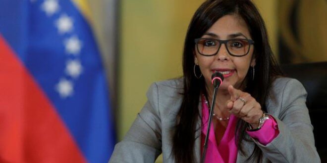 La ministra de Exteriores de Venezuela, Delcy Rodríguez.
