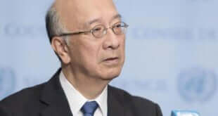 Koro Bessho, presidente en turno del Consejo de Seguridad. Foto: ONU/Mark Garten