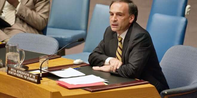 Jean Arnault, jefe de la misión de la ONU en Colombia. Foto de archivo: ONU/Ryan Brown