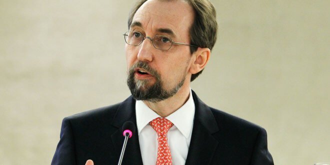 Zeid Ra´ad Al Hussein, Alto Comisionado de la ONU para los Derechos Humanos. Foto: ONU/Pierre Albouy
