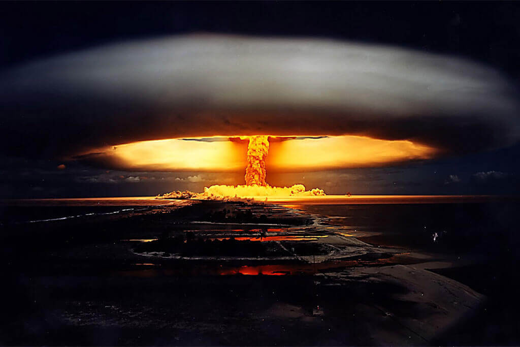 Dossier - Semana 38 10 Ensayo nuclear en la Polinesia Francesa en 1971. Foto: CTBTO