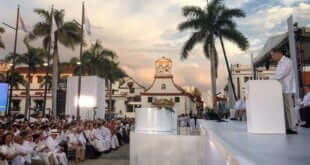 Ban Ki-moon en Cartagena, durante la ceremonia de la firma del Acuerdo de Paz para Colombia. Foto: OSSG