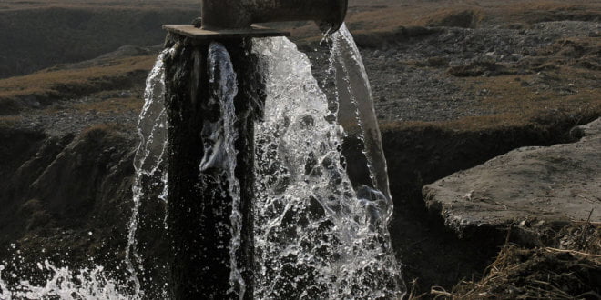 Infraestructura hídrica en el Valle de Fergana, en Uzbequistán. Foto Banco Mundial/Matuba Mukhamedova