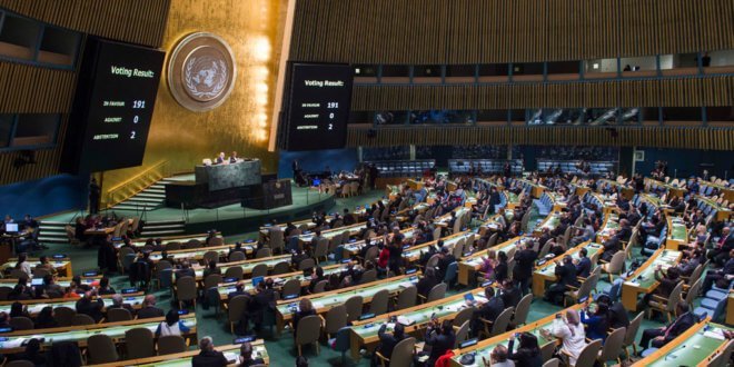 Asamblea General de la ONU. Foto: ONU/Amanda Voisard