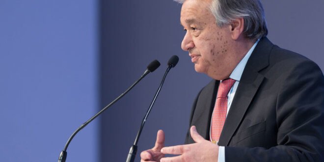 El Secretario General de Naciones Unidas, António Guterres. Foto de archivo: Boris Baldinger
