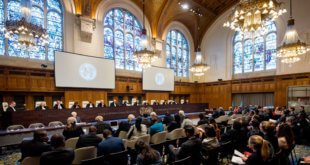 View of the ICJ courtroom on 2 February 2017 at the delivery of the Court’s Judgment on Somalia v Kenya. UN Photo/ICJ-CIJ/Frank van Beek.