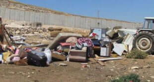 Demolición de propiedades palestinas en Cisjordania por las fuerzas israelíes. Foto: OCHA