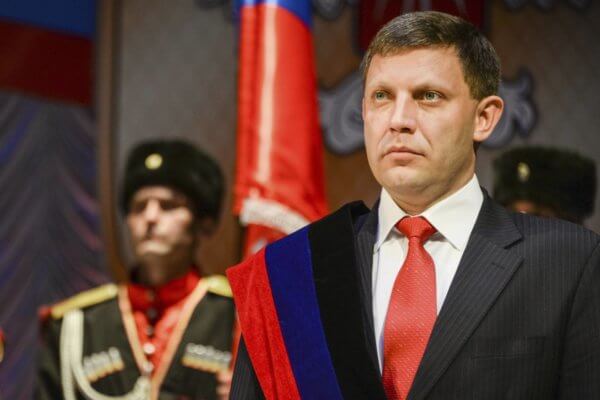El líder separatista de Donetsk, Alexander Zakharchenko. Mstyslav Chernov AP