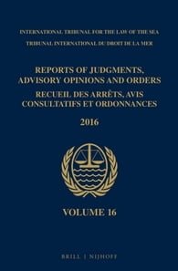 Reports of Judgments, Advisory Opinions and Orders / Recueil des arrêts, avis consultatifs et ordonnances, Volume 16 (2016)
