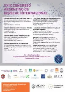 XXIX CONGRESO ARGENTINO DE DERECHO INTERNACIONAL
