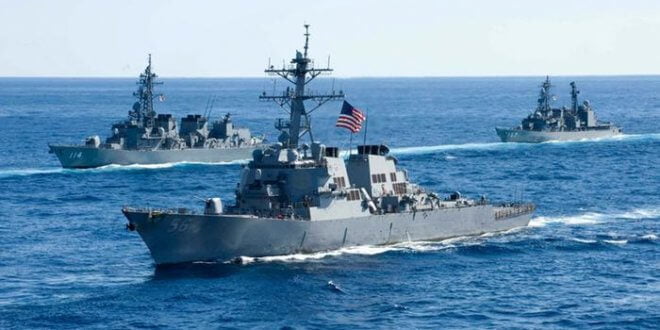 China protesta por incursión de buque de EE. UU. en aguas disputadas