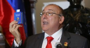 Diego Molero, embajador de Venezuela en Perú, en una imagen reciente.