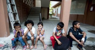 Niños de Guatemala, Honduras y el Salvador en un albergue del ACNUR en México. Los menores viajaron sin un acompañante adulto. Foto de archivo: ACNUR/Sebastian Rich