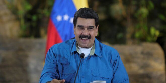 El presidente venezolano, Nicolás Maduro, durante una reunión de ministros el 8 de septiembre de 2017. HANDOUT REUTERS