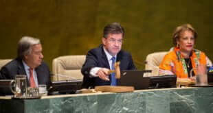 Miroslav Lajcák inaugura el 72º periodo de sesiones de la Asamblea General de la ONU. Foto: ONU/Kim Haughton