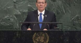 Rodolfo Nin Novoa, ministro de Relaciones Exteriores de Uruguay, en la Asamblea General de la ONU. Foto: ONU/Cia Pak