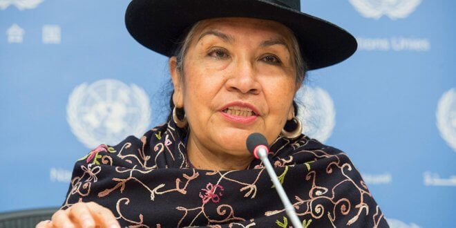 Tarcila Rivera Zea, indígena quechua de Perú. Foto: ONU/Eskinder Debebe