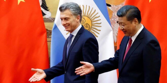 El presidente de China, Xi Jinping, durante una visita a Argentina Reuters