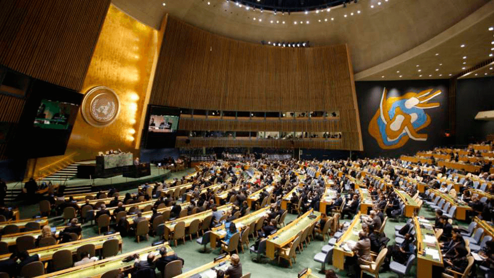 Plenario de la Asamblea General de las Naciones Unidas. Mark Lennihan Foto: AP / Vídeo: Atlas