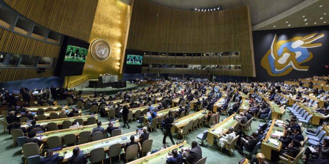 La Asamblea General de la ONU. Foto: UN Photo / Manuel Elias