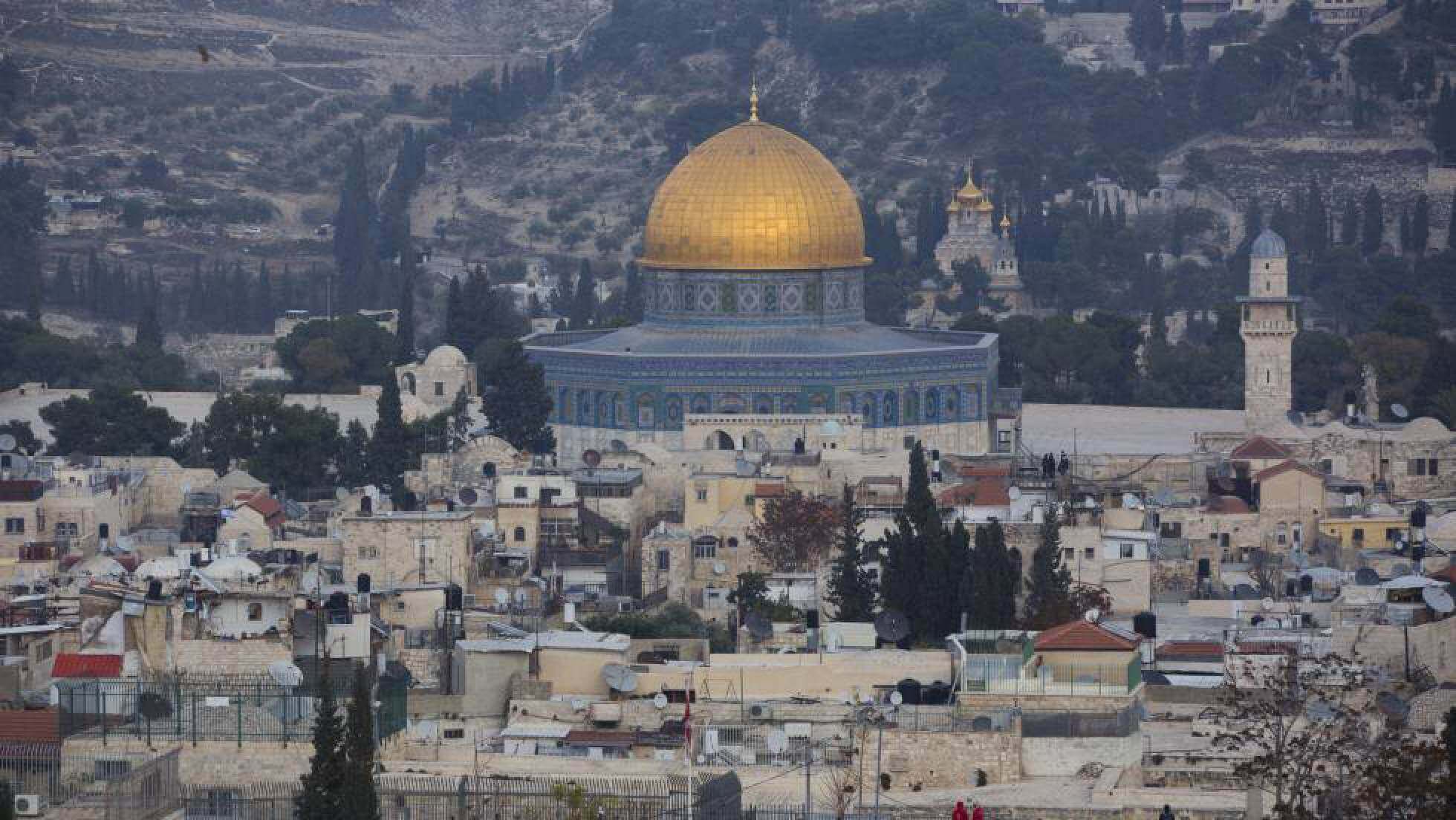 Una vista de la ciudad vieja de Jerusalén AP