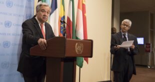 ONU/Eskinder Debebe Encuentro del Secretario General con los medios de comunicación en la sede de la ONU en Nueva York.