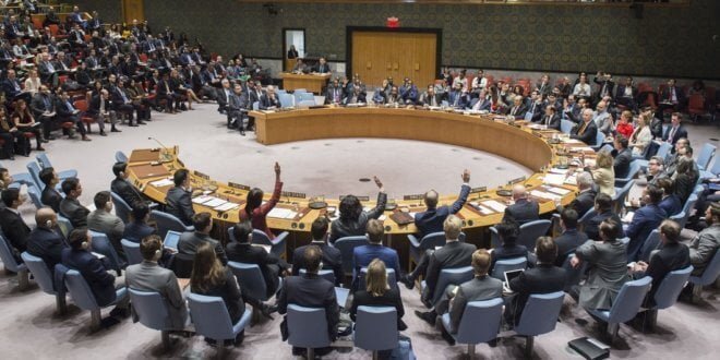 ONU/Loey Felipe El Consejo de Seguridad durante la votación de un proyecto de resolución sobre Siria.