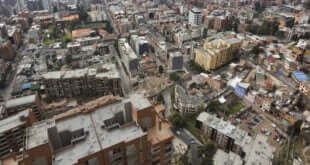 Dominic Chávez/Banco Munidial Foto aérea de Bogotá, la capital colombiana