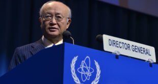 El director general del OIEA, Yukiya Amano, en la 61a conferencia general del organismo internacional. Foto de archivo: OIEA / Dean Calma