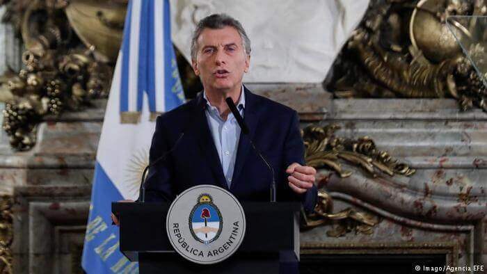 El presidente argentino, Mauricio Macri