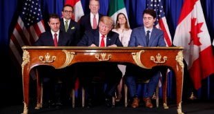 México, Canadá y EE.UU. firman acuerdo sucesor del Nafta